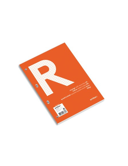 Recarga Papel Ambar School A4 Quadri 100gr 100Fls