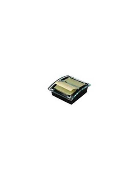 Dispensador Bloco Adesivo Zig-Zag + 1 Bloco  50Fls Amarelo