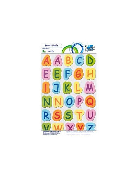 Bloco Adesivo Letras 15fls x30un