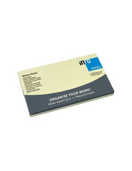 Bloco Adesivo Amarelo 75x125mm 100Folhas