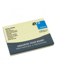 Bloco Adesivo Amarelo 100x75mm 100Folhas-1un