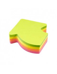 Bloco Adesivo Motivo Seta 70x70mm 200Folhas