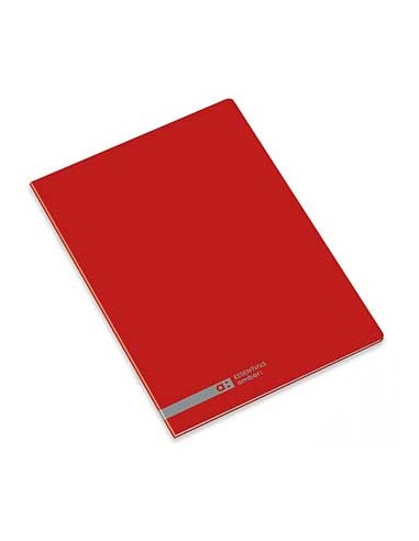 Caderno Agrafado Ambar School A4 Quadri 70gr 48Fls Vermelho