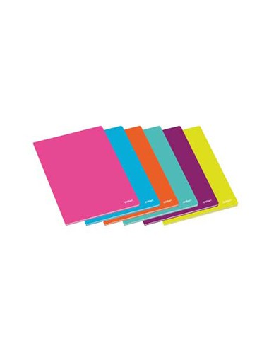 Caderno Agrafado Ambar School A5 Quadriculado 60Fls