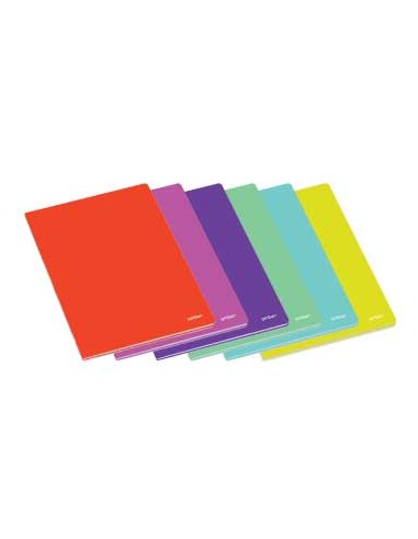 Caderno Agrafado Ambar 2 Linhas A5 Pautado 20Fls