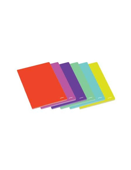 Caderno Agrafado Ambar 2 Linhas A5 Pautado 20Fls