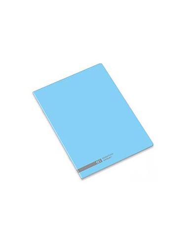 Caderno Agrafado Ambar School A5 Quadri 70gr 48Fls Azul