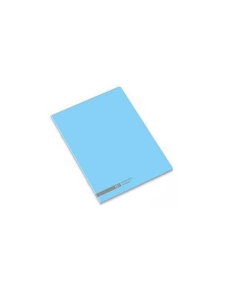 Caderno Agrafado Ambar School A5 Quadri 70gr 48Fls Azul