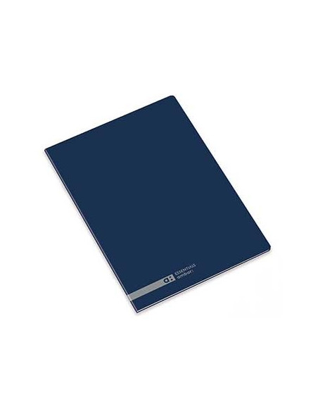 Caderno Agrafado Ambar School A5 Pautado 70gr 48Fls Marinho