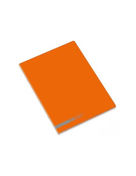 Caderno Agrafado Ambar School A5 Quadri 70gr 48Fls Laranja