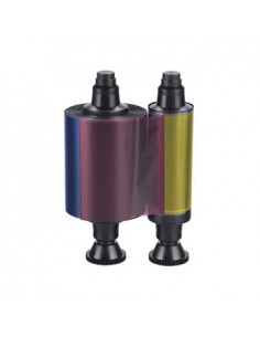 Fita Cor 5 paineis meio cartao YMCKO Evolis R3013