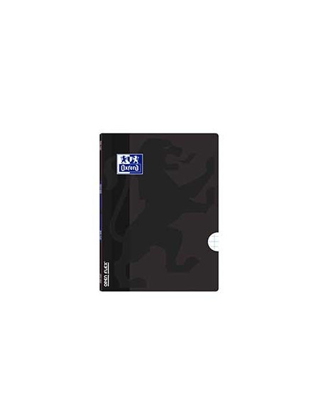 Caderno Agrafado Oxford Openflex A5 Quadri 90gr 48Fls Preto