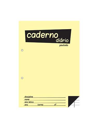 Caderno Diario Pautado 25x17,6 (B5) 40fls 60grs 1un