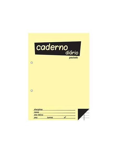 Caderno Diario Pautado 25x17,6 (B5) 40fls 60grs 1un