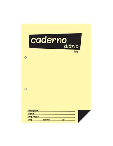 Caderno Diario Liso 25x17,6 (B5) 40fls 60grs 1un