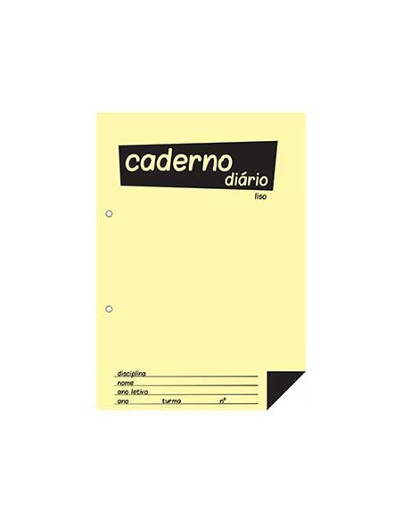 Caderno Diario Liso 25x17,6 (B5) 40fls 60grs 1un