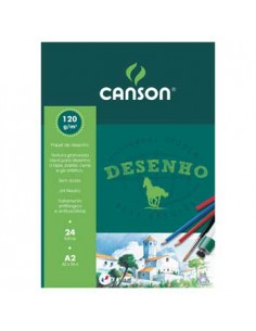 Bloco Desenho A2 Canson 120gr 24 Folhas