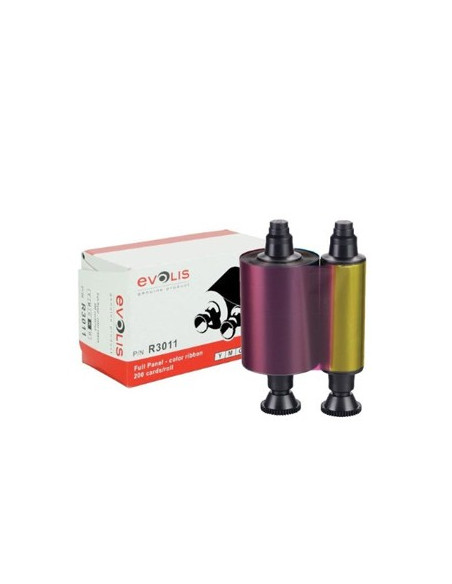 Fita Cor 5 paineis YMCKO Evolis R3011