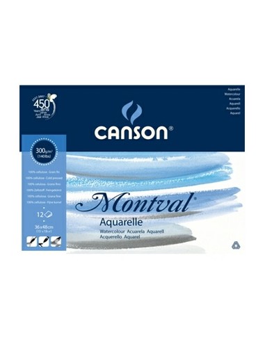 Bloco Colado Canson Montval 297x420mm 300gr 12 Folhas