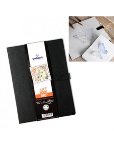 Caderno Canson Artbook 180º A4 96gr 80Fls