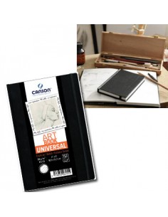 Caderno Canson Artbook Universal Fino A5 96gr 112Fls