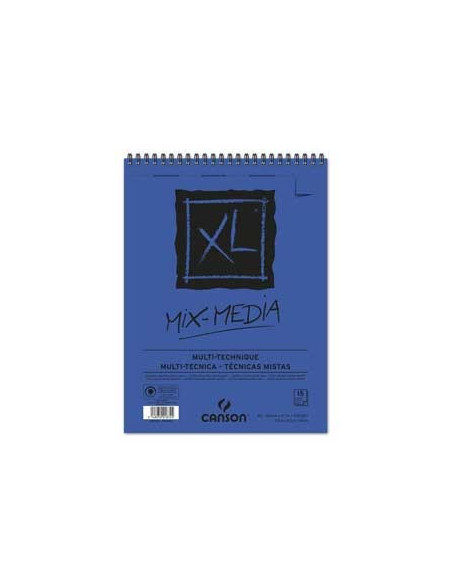 Bloco Espiralado Canson XL Mix Media A5 300gr 30F