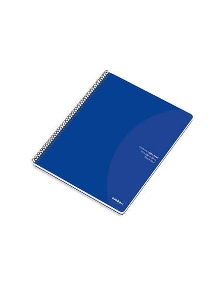 Caderno Espiral Ambar C/Azul A4 Pautado 70gr 80Fls
