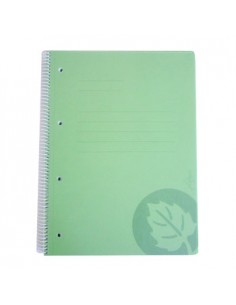 Caderno Espiral Capa PP A4 Quadriculado 120fls Cores Sortida