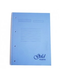 Caderno Espiral Capa PP A4 Pautado 100fls Cores Sortidas