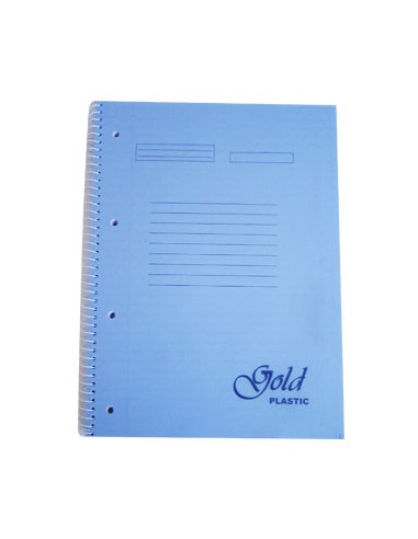 Caderno Espiral Capa PP A4 Pautado 100fls Cores Sortidas