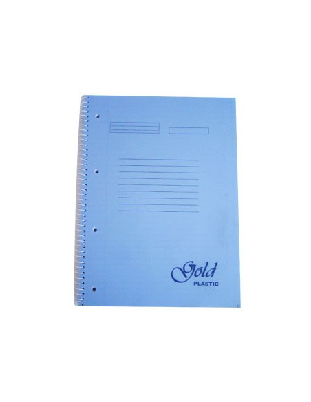 Caderno Espiral Capa PP A4 Pautado 100fls Cores Sortidas