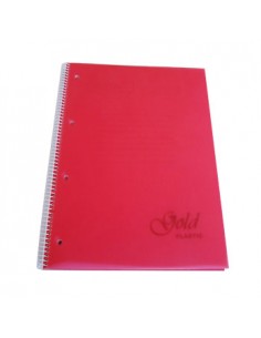 Caderno Espiral PP A4 Quadricul. 100fls 70grs Cores Sortidas