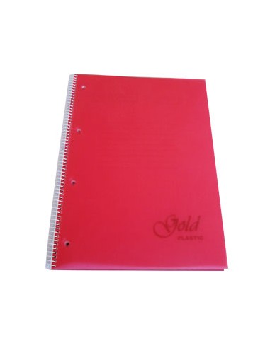 Caderno Espiral PP A4 Quadricul. 100fls 70grs Cores Sortidas