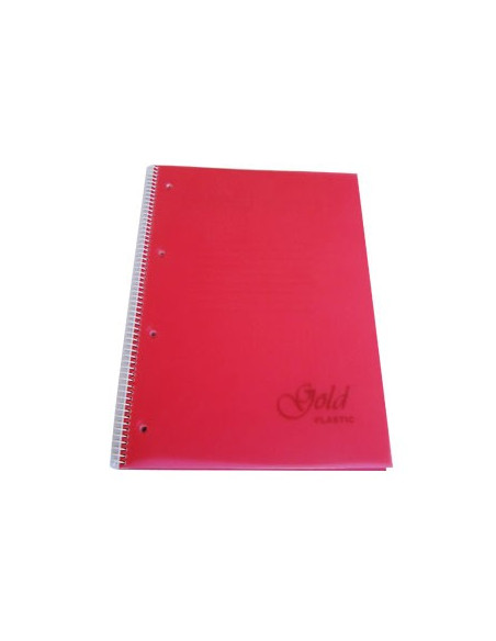 Caderno Espiral PP A4 Quadricul. 100fls 70grs Cores Sortidas