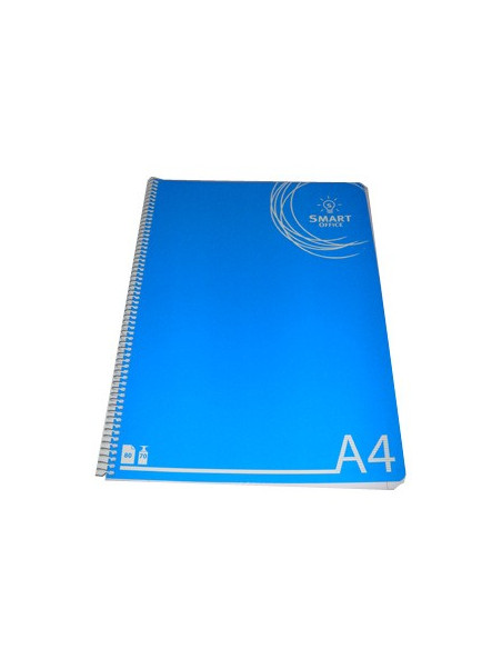 Caderno Espiral Smart Office Capa Plastico A4 Quadriculado