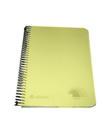 Caderno Espiral Tsunami A4 Quadriculado 160 Fls amarelo