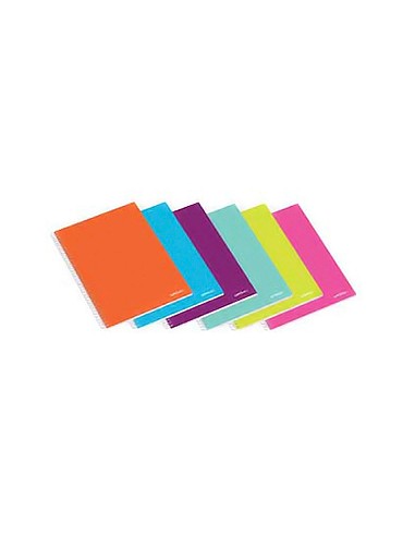 Caderno Espiral Ambar School A5 Quadriculado 80Fls