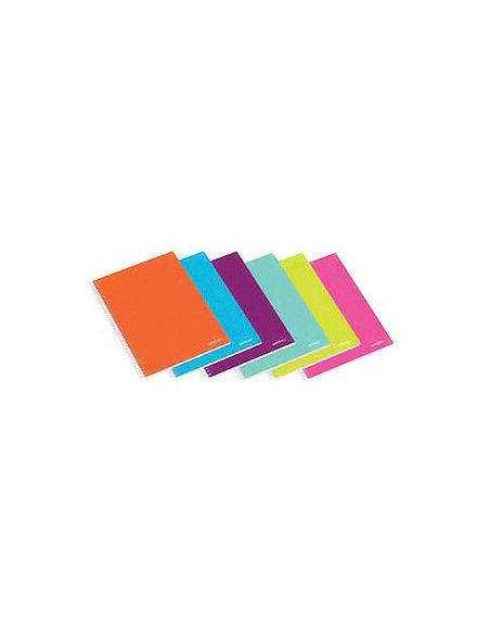 Caderno Espiral Ambar School A5 Quadriculado 80Fls