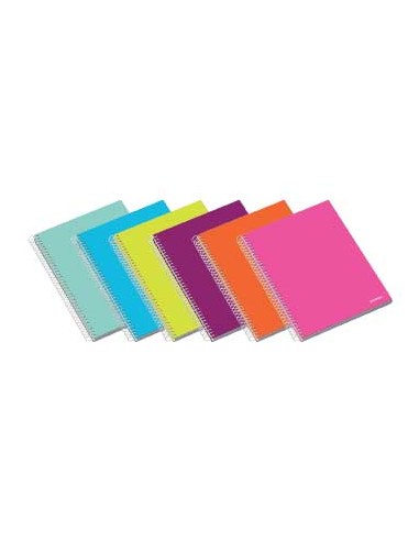 Caderno Espiral Capa Dura Ambar School A5 Quadric 70g 100Fls