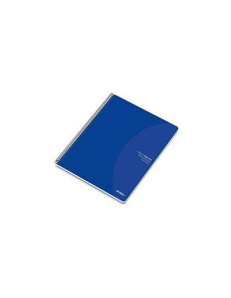 Caderno Espiral Ambar C/Azul A5 Quadriculado 70gr 80Fls