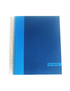 Caderno Espiral NoteBook A5 Quadri.Capa Dura 150 Folhas 70g