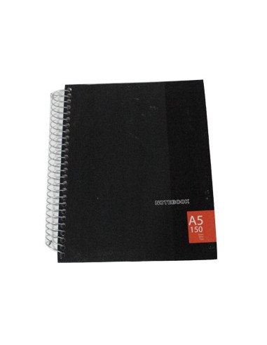 Caderno Espiral NoteBook A5 Pautado C/Cartao 150Fls 70g 5un