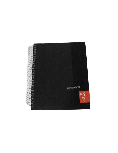 Caderno Espiral NoteBook A5 Pautado C/Cartao 150Fls 70g 5un