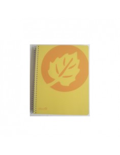 Caderno Espiral Polipropileno A5 Quad c/Furos 120Fls