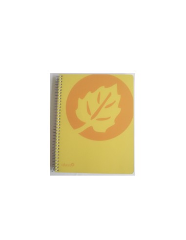 Caderno Espiral Polipropileno A5 Quad c/Furos 120Fls