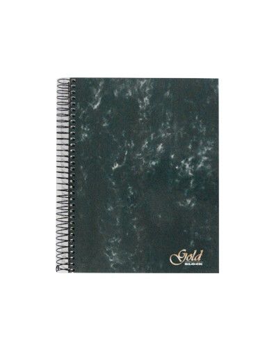 Caderno Espiral A5 Quadriculado Capa Dura 120Fls 70g 4 Furos