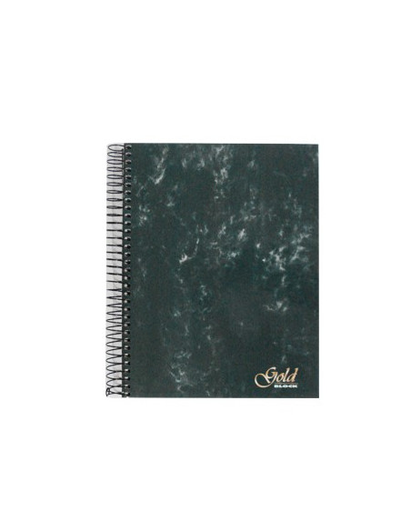 Caderno Espiral A5 Quadriculado Capa Dura 120Fls 70g 4 Furos