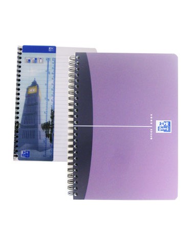 Caderno Espiral Oxford Office Book Capa PP A5 Pautado 90 fls