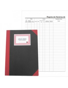Livro Ponto Registo de Horario de Trabalho e suas Alterac