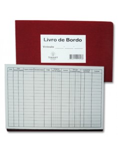 Livro de Bordo 23x16cm 100 Folhas 3600 Registos (1090)